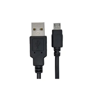 Obrázok produktu pre Kabel myPhone Hammer USB/microUSB 0,8m 2A s prodlouženým konektorem černý