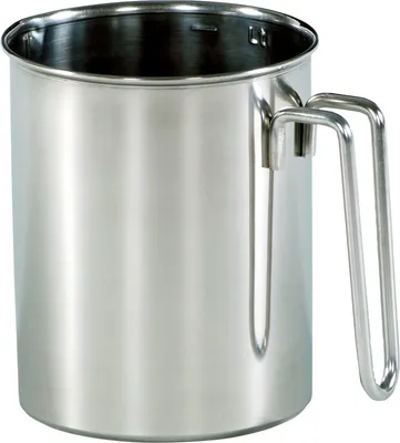 Produktbild von Karl Krüger Litermaß 0,5 Liter aus Edelstahl mit Einteilung / Karl Krüger / Messbecher