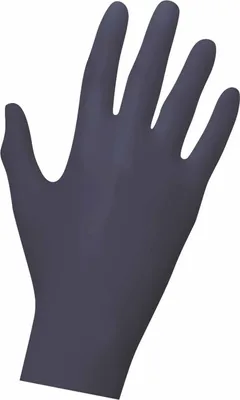 Produktbild von Unigloves BLACK PEARL Nitrilhandschuhe 7-8 Medium 100 Stück/Box