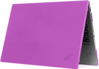 Zdjęcie produktu dla Twarde etui ochronne dla laptopa Lenovo ThinkPad X1 Carbon G7 o przekątnej 14 cali - fioletowe