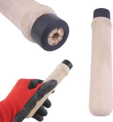 Produktbild von Feilengriff 155 mm Griff für Fielengriff Holzgriff, IN ANDEREN ANGEBOTEN Auch 75 95 115 135 155 mm, Griffstück für Feile Feilenstiel