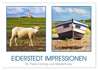 Produktbild von Eiderstedt Impressionen (Wandkalender 2027 DIN A2 quer), CALVENDO Monatskalender