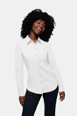 Image de Chemisier HAKRO MIKRALINAR® blanc M