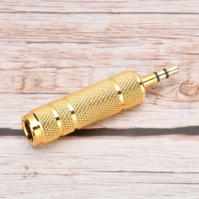 Obrázek produktu pro 3,5mm jack konektor na 6,5mm jack konektor Audio adaptér pro reproduktory a sluchátka (3,5 mm)