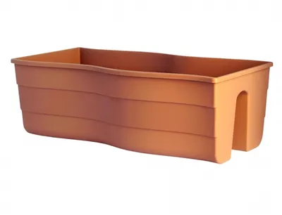 Obrázek produktu pro Truhlík WAVE na zábradlí plastový 60cm