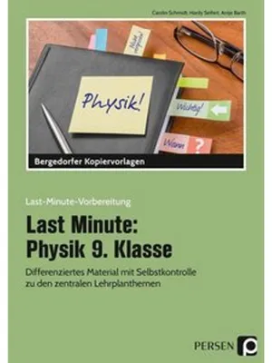 Zdjęcie produktu dla Schmidt, C: Last Minute: Physik 9. Klasse
