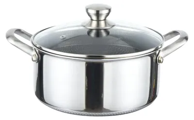 Produktbild von Edelstahl Wabenstruktur Kochtopf Induktion Ø20cm Topf
