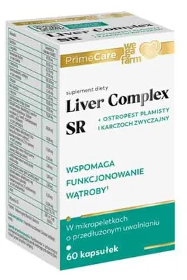 Obrázek produktu pro WegaFarm, komplex pro játra, 60 kapslí