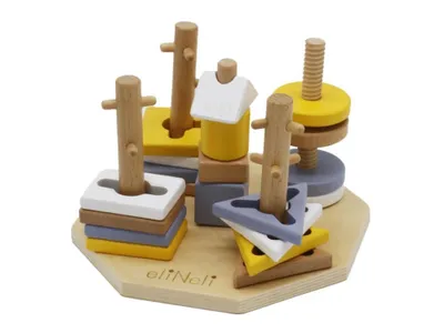 Image de Jeu de société en bois - formes
