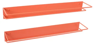 Produktbild von MyWIRE Schuhregal "Inn" 2er SET, 80cm - sunset coral