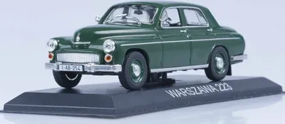 Produktbild von WARSZAWA 223 4-türige Limousine 1962 grün in Blisterverpackung verkauft, MAGLCWARS223, Maßstab1/43, IXO