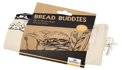 Produktbild von IRKMANN Brotbeutel aus 100 % Baumwolle, L 38 x B 45 cm, waschbar & wiederverwendbar, umweltfreundli