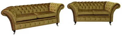 Produktbild von Chesterfield Couch Polster Sofa Couch Sofagarnitur Polster Neu 3 +2 Sitzer - 403