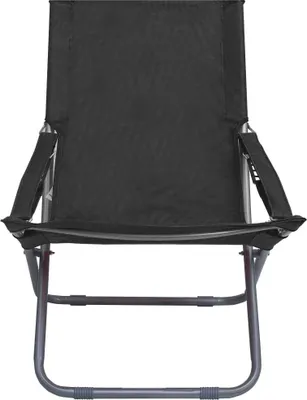 Produktbild von vidaXL Klappbare Strandstühle 2 Stk. Stoff Schwarz