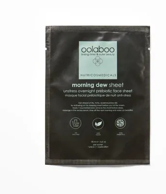 Obrázok produktu pre Oolaboo Morning Dew Unstress – nočná prebiotická pleťová maska 18 ml