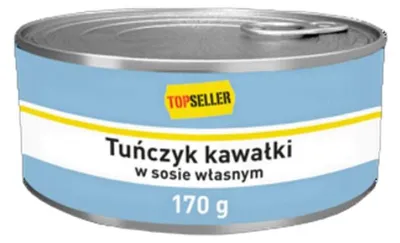 Obrázok produktu pre Tops Tuńczyk w sosie własnym 170 g