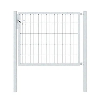 Zdjęcie produktu dla Alberts 647124 Bramka pojedyncza Flexo z akcesoriami, ocynkowana ogniowo, szerokość 125 cm, wysokość 100 cm