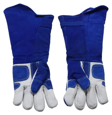 Produktbild von Schutzhandschuhe Bissfest - Unterarmschutz 23 Zoll - Robust - Multifunktional - Geeignet für Tierärzte/Haustierbesitzer - Tierhandschuhe