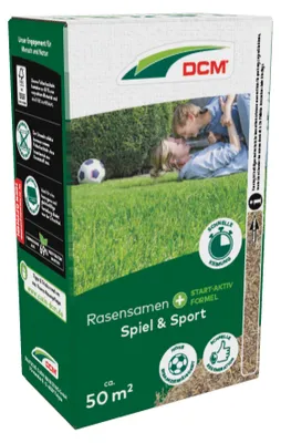 Produktbild von Cuxin DCM Rasensamen Spiel und Sport 1kg 1004820