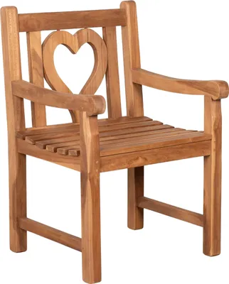 Produktbild von Gartensessel Herz Teak