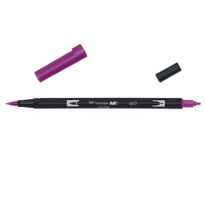 Obrázok produktu pre Tombow ABT-665ABT Duálne štetcové pero 665 fialové