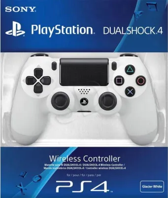 Produktbild von Bezprzewodowy kontroler PS4 DualShock V2, biały Kontroler Playstation