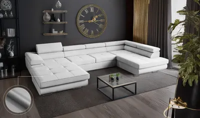 Produktbild von Ecksofa "SICURIO" Modernes Schlafsofa