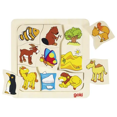 Zdjęcie produktu dla Goki 56725, 9 szt., Animals, 2 lat(a)