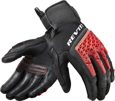 Produktbild von Rev'it! Gloves Sand 4 Black/Red 2XL Motorradhandschuhe