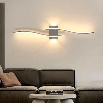 Obrázok produktu pre Moderné LED nástenné svietidlo Comely Wandlampe, smerové osvetlenie nahor a nadol, 27W, 3000 lúmenov