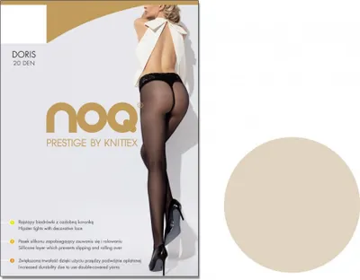 Produktbild von Spitzen-Taillenstrumpfhose Doris 20 den Vison 2