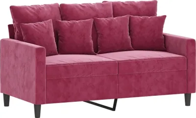 Produktbild von 2-Sitzer-Sofa Weinrot 120 cm Samt
