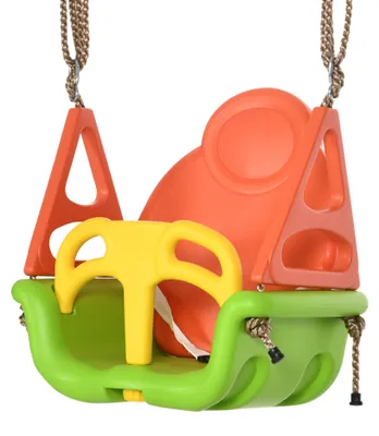 Produktbild von Outsunny 3-in-1 Babyschaukel, Kinderschaukel mit verstellbarem Seil, Grün