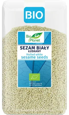 SEZAM BIAŁY ŁUSKANY BIO 1 kg - BIO PLANET