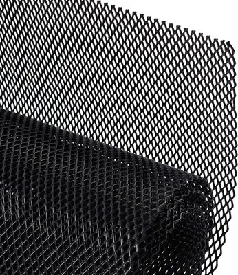 Productafbeelding van Auto Race Grille - Uitgebreid Metaal - Voertuig Beschermen - Aluminium Legering - 120x40cm - Zwart
