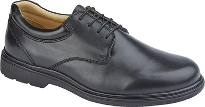 Produktbild von Roamers - Herren Schuhe, Leder DF2040 (47 EU Extraweit) (Schwarz)