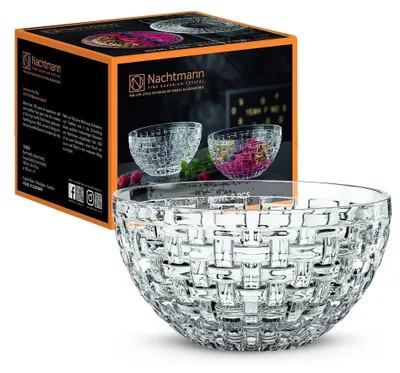 Produktbild von Nachtmann Schüsseln Ø 15 cm, 2 Stück, Bossa Nova, Kristallglas, spülmaschinenfest