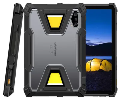 Produktbild von Ulefone Armor Pad 5 Pro, 27,9 cm (11"), 1920 x 1200 Pixel, 512 GB, 12 GB, Android 15, Schwarz