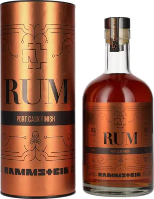 Produktbild von Rammstein Rum Port Cask Finish Limited Edition 46% Vol. 0,7l in Geschenkbox
