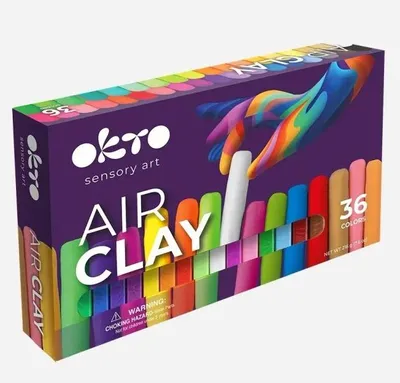 Produktbild von OKTO – Buntstiftsatz, leichte Plastilinmasse, 36 Farben, Artikelnummer 25003
