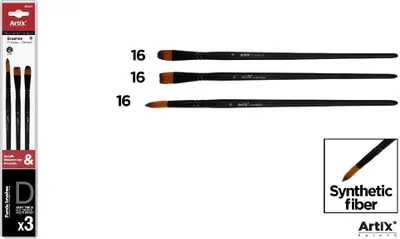 Produktbild von Synthetische Pinsel, 3er-Set – Artix