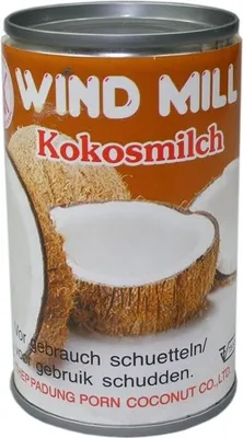 Produktbild von WINDMILL Kokosmilch 165ml | Kokosnussmilch | Cocosmilch | Kokosnuss Milch