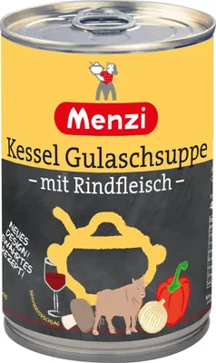 Immagine prodotto di Zuppa di gulasch con manzo Menzi, 400ml