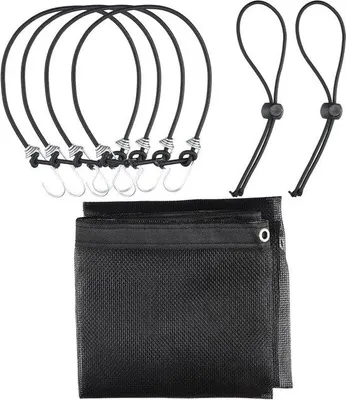 Produktbild von Famanu Autobarriere für Hunde - 115 x 62 cm - universelles Hundesicherheitsnetz - schwarz