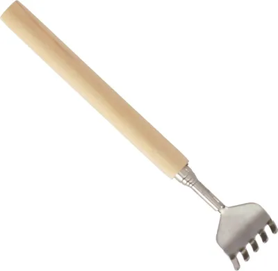 Produktbild von OOTB Ausziehbarer Metall-Rückenkratzer mit Holzgriff