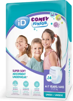 Produktbild von ID Comfy Junior Pants 4-7 Jahre 14 St