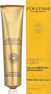 Produktbild von L'Occitane Immortelle Shea Butter, Creme, Frauen, trockene Haut, Elastizität, Feuchtigkeitsspendend, Nährend, 75 ml, Tube