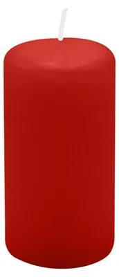 Produktbild von Stumpenkerzen 80 x Ø 40 mm, Weihnachtsrot Erdbeere, 24 Stück
