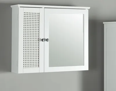 Zdjęcie produktu dla Szafka z lustrem 'Karlsøy' 50x60x15cm biała