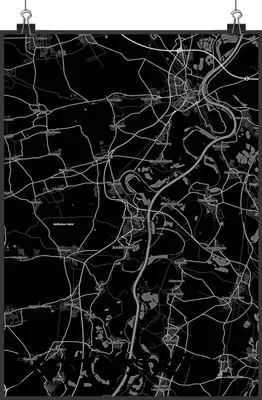 Produktbild von Mr. & Mrs. Panda Bild Germersheim DIN A2 - Geschenk, Stadt, wanddeko, drucke, Plakat, Kunstdruck, Wandbild, Dorf Karte Landkarte Map Stadtplan
